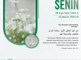 Kutipan Harian, Edisi: Senin, 13 Maret 2023