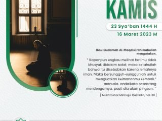 Kutipan Harian, Edisi: Kamis, 16 Maret 2023