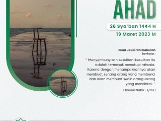 Kutipan Harian, Edisi: Ahad, 19 Maret 2023