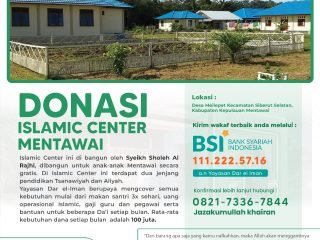 Donasi Islamic Center Mentawai