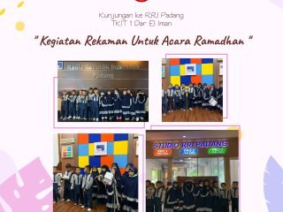 Kegiatan Rekaman TKIT 1 Dar el-Iman Untuk Acara Ramadhan - RRI Padang