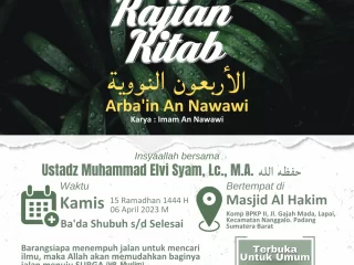 Kajian Kitab : Kamis, 06 April 2023