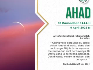 Kutipan Harian, Edisi: Ahad, 09 April 2023