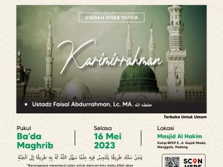 Kajian Kitab : Selasa, 16 Mei 2023