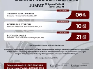 Program Live Surau TV, Jumat 12 Mei 2023 