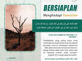 Bersiaplah Menghadapi Kematian