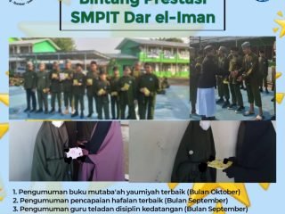 Bintang Prestasi SMPIT Dar el-Iman