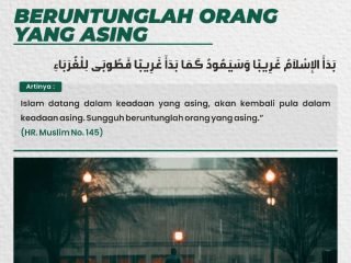 Beruntunglah Orang Yang Asing