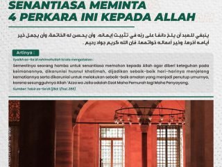 Senantiasa Meminta 4 Perkara Ini Kepada Allah