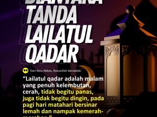 Diantara Tanda Lailatul Qadar