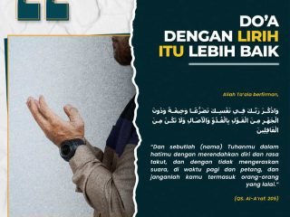 Do'a Dengan Lirih Itu Lebih Baik