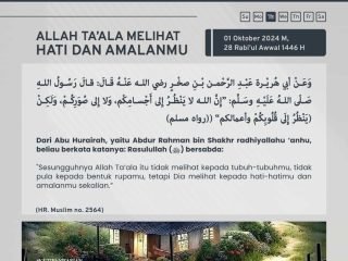 Kutipan Harian, Edisi: Selasa, 28 Rabi'ul Awwal 1446 H / 01 Oktober 2024 M