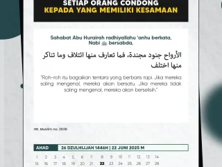 Kutipan Harian, Edisi: Ahad, 26 Dzulhijjah 1446 H / 22 Juni 2025 M