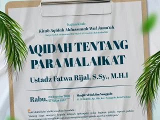Info Kajian Kitab: Rabu, 20 Agustus 2025 (Ba’da Maghrib) Masjid Al-Hakim Nanggalo Lapai