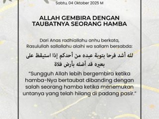 Kutipan Harian, Edisi: Sabtu, 12 Rabi'ul Akhir 1447 H / 04 Oktober 2025 M