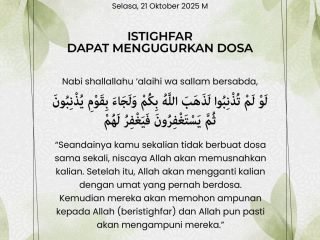 Kutipan Harian, Edisi: Selasa, 29 Rabi'ul Akhir 1447 H / 21 Oktober 2025 M