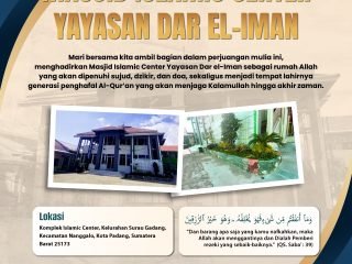 Update Donasi Masjid Islamic Center Yayasan Dar el-Iman – 07 Mei 2026